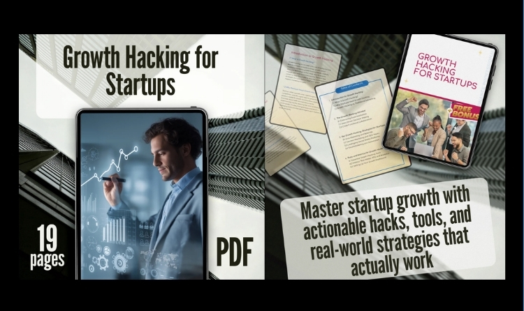 Growth Hacking for Startups eBook | Digital Download Guide for Entrepreneurs, Founders
