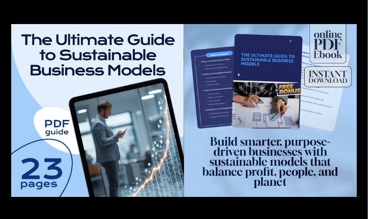The Ultimate Guide to Sustainable Business Models | eBook for Entrepreneurs, Startups