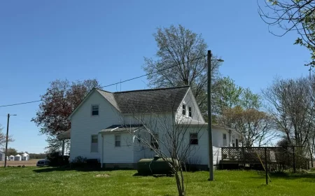 Historic Carmi Farmhouse on 3 Acres With Pond-$165,000