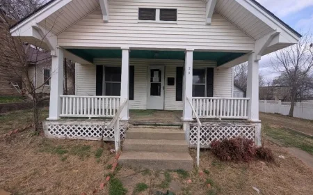 Drumright OK Bungalow for Sale Near Old High School-$30,000