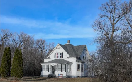 Ada, MN Country Home on 8.11 Acres With Barn and Updates-$189,900