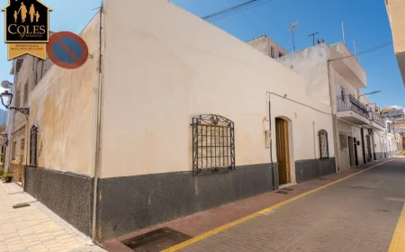 Traditional Turre Townhouse for Renovation Near the Coast-€55,000