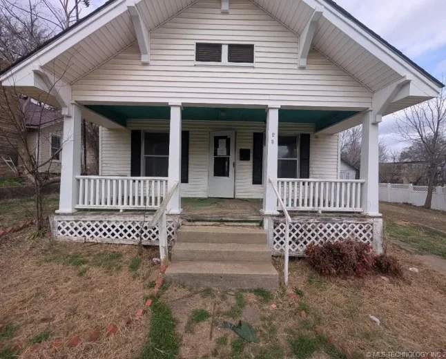 Drumright OK Bungalow for Sale Near Old High School-$30,000