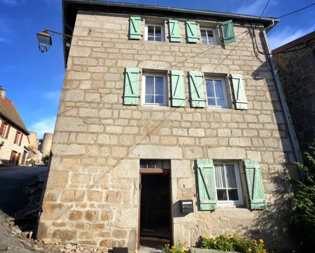 Charming Renovated Home for Sale in Historic Crocq, France-$97,095